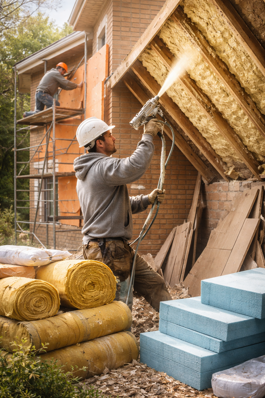 Утепление домов в Мурманске под ключ от 4318 руб/м2 | Профессионально — ТепломастерМрм