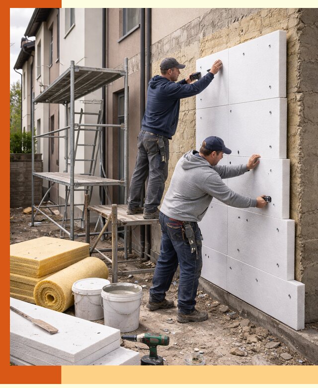 Утепление таунхауса с гарантией комфорта в Мурманске