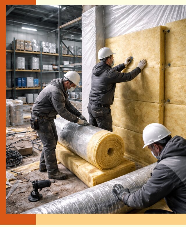 Утепление склада химсырья в Мурманске: безопасная и эффективная изоляция