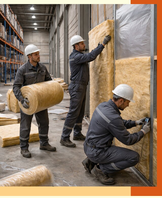 Утепление логистического центра в Мурманске от 4627 руб/м² под ключ | ТепломастерМрм