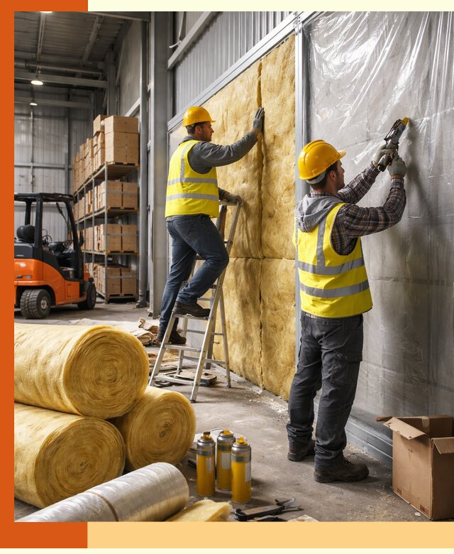 Утепление склада с техникой в Мурманске под ключ