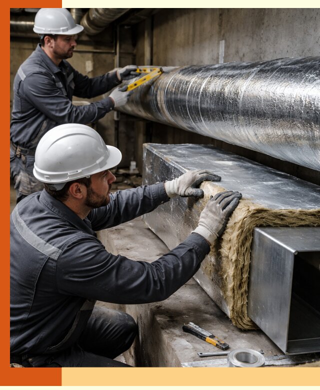 Профессиональное утепление воздуховодов и теплоизоляция в Мурманске