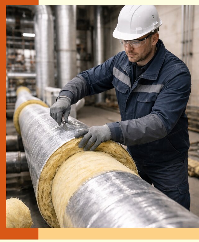 Утепление технологического оборудования и заводских установок в Мурманске