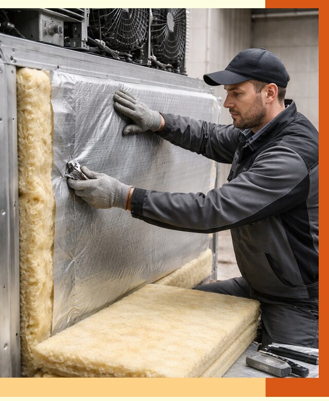 Утепление холодильного агрегата в Мурманске от 8740 руб. под ключ | ТепломастерМрм