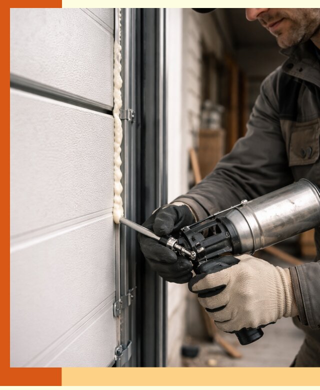 Заполнение пустот ворот в Мурманске профессионально и герметично