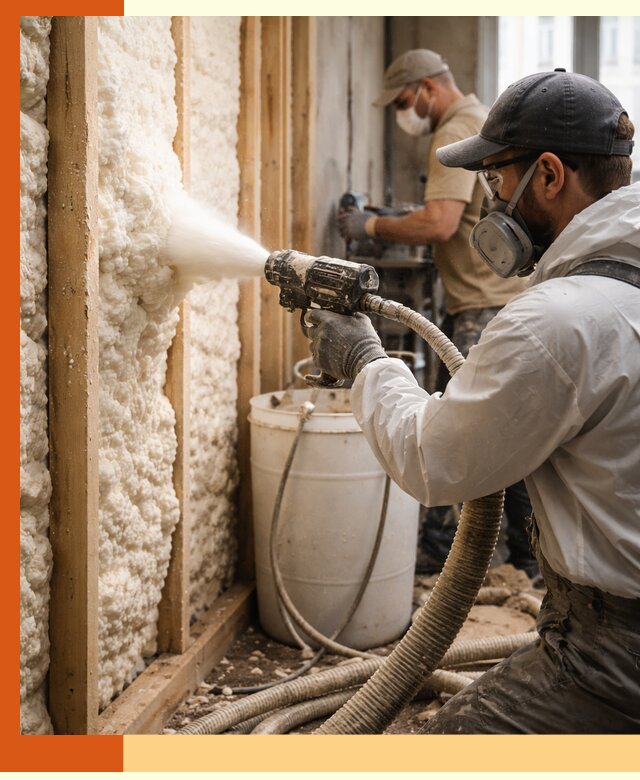 Утепление пеноизолом жилых и коммерческих объектов в Мурманске